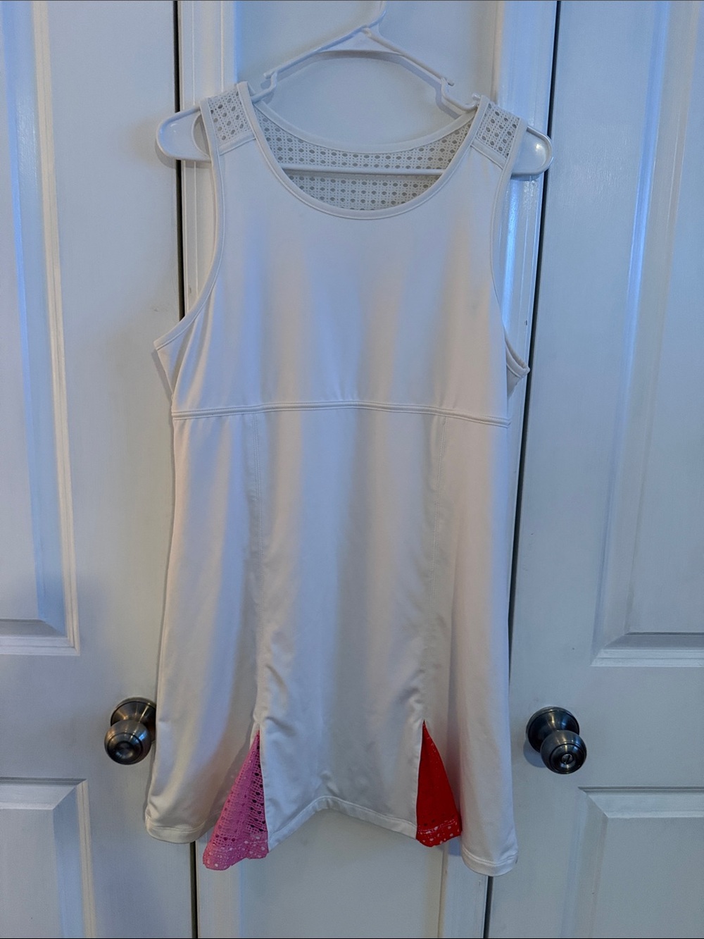 Tuckernuck White Sleeveless A-Line Sport Dress